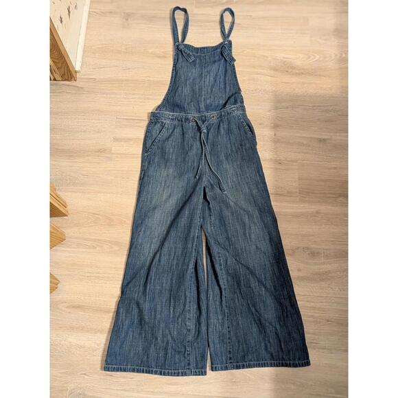 VTG 90s Japan Clothing Manufacturers Association Women's Relaxed Denim Jumpsuit - Picture 2 of 9